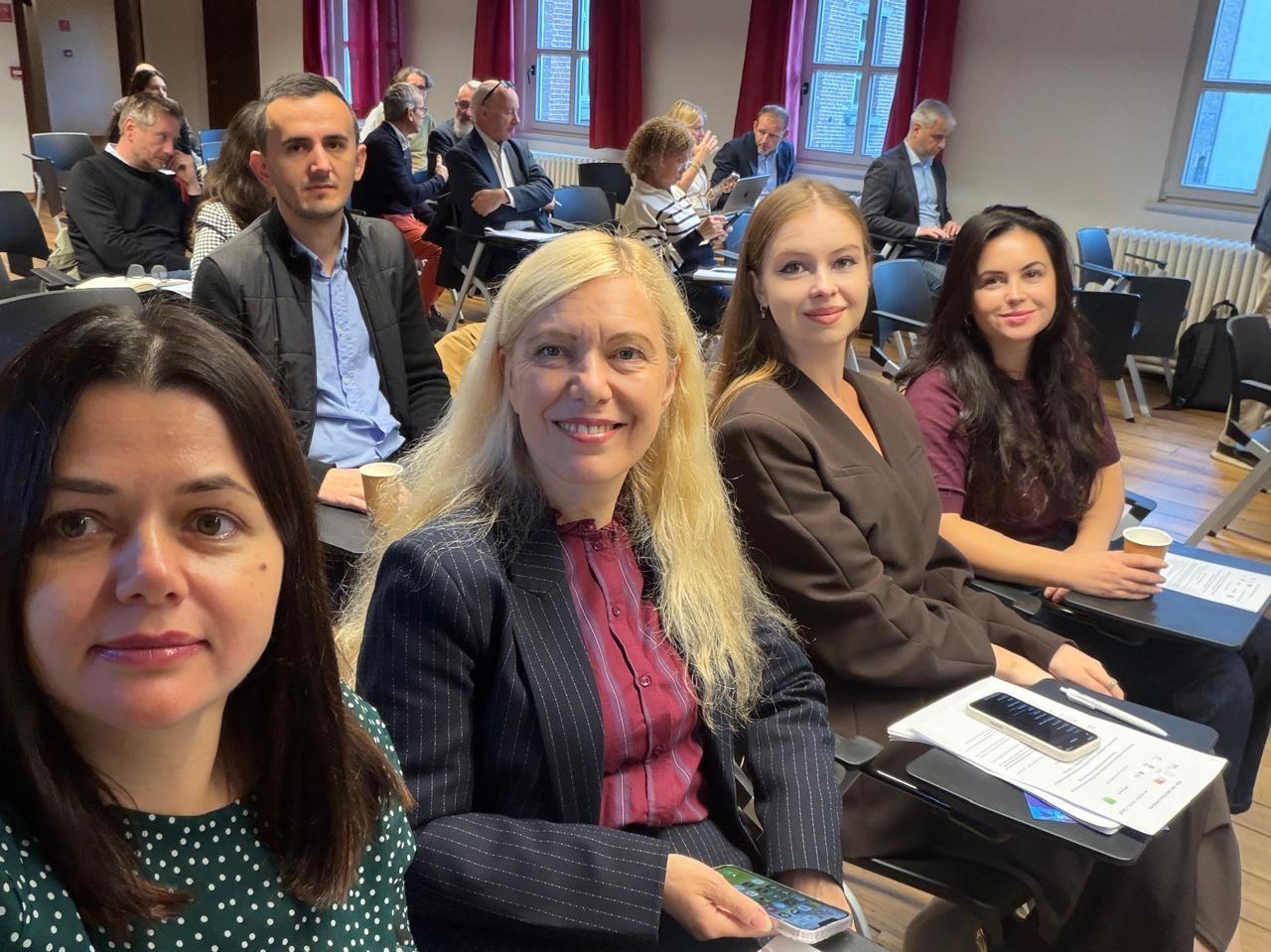 Representatives of Uzhhorod University during the conference