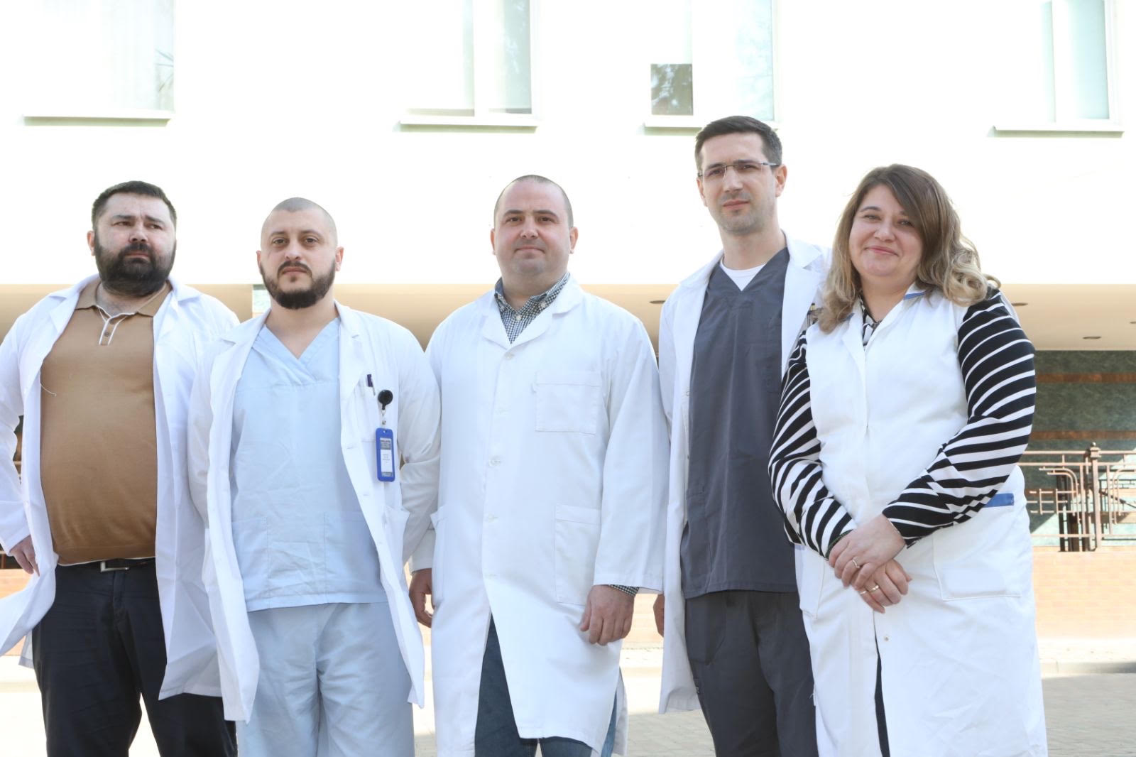 Зліва на право доцент Шимон Михайло Васильович, асистент Кочмарь Віталій Михайлович, доцент Пушкаш Іван Іванович, доцент Стойка Василь Володимирович, провідний фахівець Індус Руслана Михайлівна