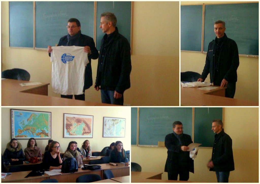 Скульптор "Мислителя" завітав із Канади до міжнародників Скульптор "Мислителя" завітав із Канади до міжнародників