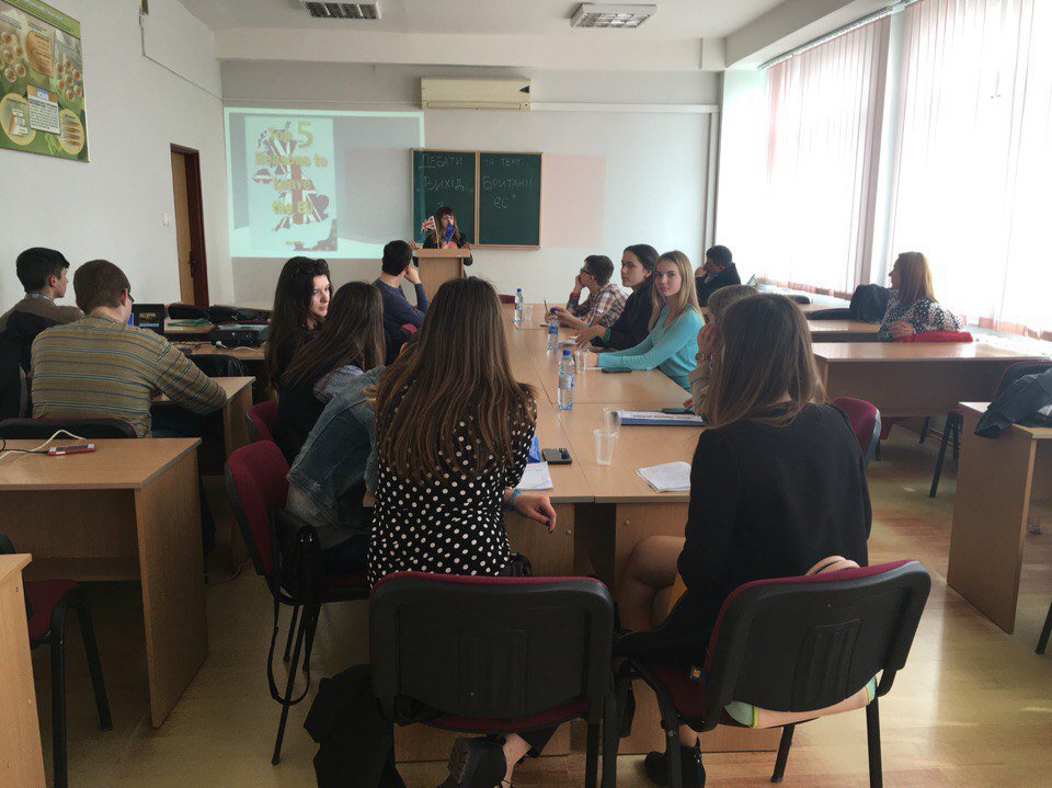 На факультеті міжнародних відносин відбулися дебати від імені європейських лідерів На факультеті міжнародних відносин відбулися дебати від імені європейських лідерів