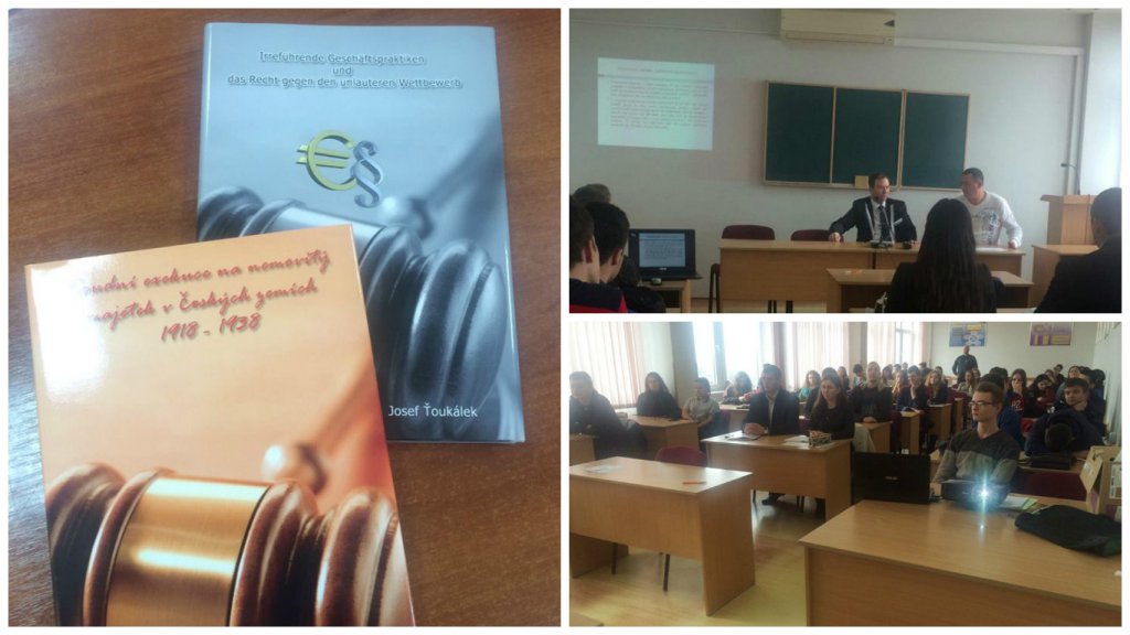 Йозеф Тоукалек презентував книги на факультеті міжнародних відносин Йозеф Тоукалек презентував книги на факультеті міжнародних відносин