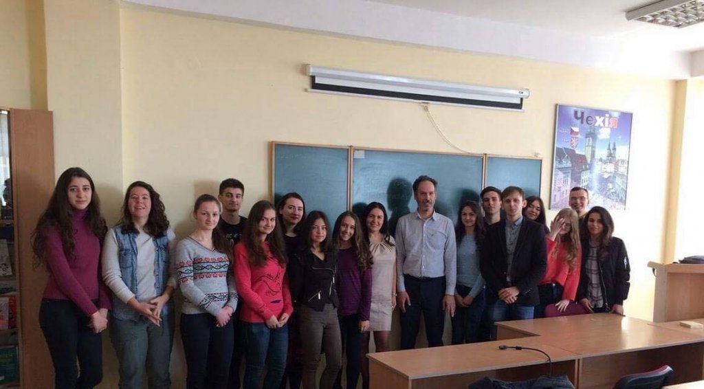 Майкл Голенбек завітав з англомовною лекцією на факультет міжнародних економічних відносин Майкл Голенбек завітав з англомовною лекцією на факультет міжнародних економічних відносин
