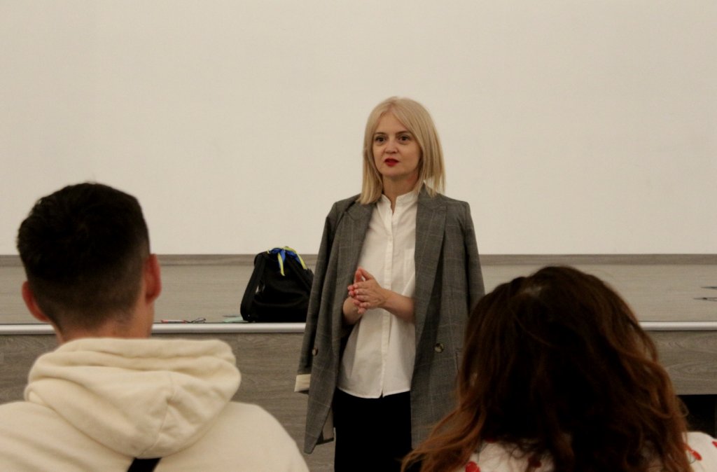 Public speaking training for students and teachers took place at UzhNU Public speaking training for students and teachers took place at UzhNU