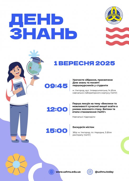 День знань в УжНУ День знань в УжНУ
